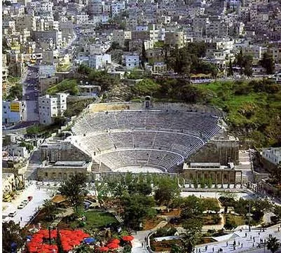 المدرج الروماني عمان الأردن