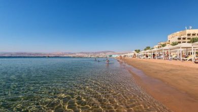شواطئ بحر العقبة الأردن